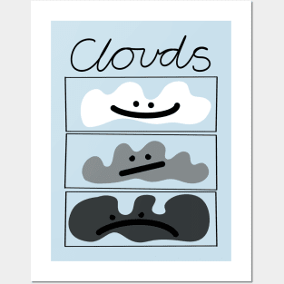 Cloud Types - Faces Posters and Art